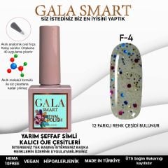 F4 Festival Kalıcı Oje 10 ml  Gala Smart