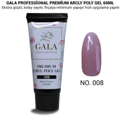 No: 08 Arcly Akril Poly Jel 60 ml Gala Premium