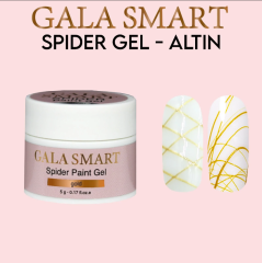 Altın Gold Spider Jel Örümcek Ağı