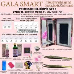 GALA PROFESSİONEL İPEK KİRPİK  BAŞLANGIÇ SET 1