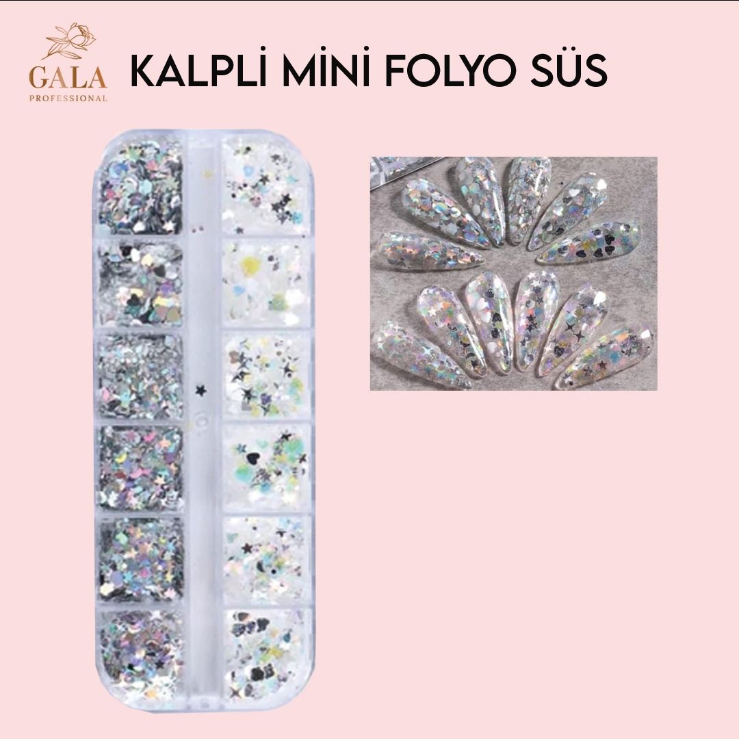 KALPLİ MİNİ FOLYO SÜS