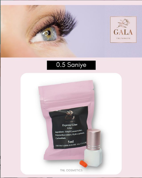 0.5 Saniye İpek Kirpik Yapıştırıcı 5 ml Gala