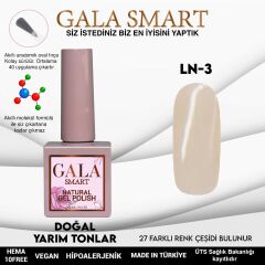 LN-3 NATURAL KALICI OJE GEL POLİSH 10 ML GALA SMART