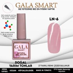 LN-6 NATURAL KALICI OJE GEL POLİSH 10 ML GALA SMART