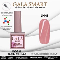 LN-8 NATURAL KALICI OJE GEL POLİSH 10 ML GALA SMART