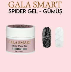 Gümüş Gri Silver Spider Jel Örümcek Ağı