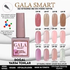 LN-19 NATURAL KALICI OJE GEL POLİSH 10 ML GALA SMART