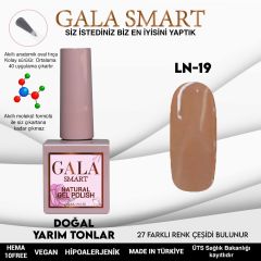 LN-19 NATURAL KALICI OJE GEL POLİSH 10 ML GALA SMART
