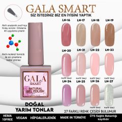 LN-22 NATURAL KALICI OJE GEL POLİSH 10 ML GALA SMART