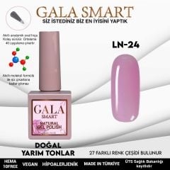 LN-24 NATURAL KALICI OJE GEL POLİSH 10 ML GALA SMART
