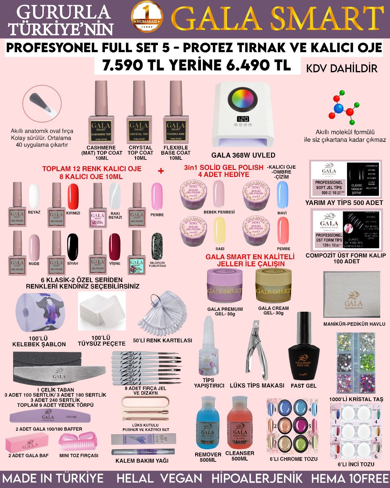 GALA SMART PROFESYONEL FULL SET 5