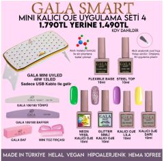 GALA SMART MİNİ KALICI OJE UYGULAMA SETİ 4