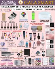 GALA SMART MEGA SALON SET 3 GALA 60W TÖRPÜ MAKİNELİ