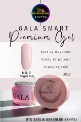Gala Smart Protez Tırnak Jeli No: 09 Doğal Bej Orta Akışkan Kıvam 30 Gr Jel Tırnak Güçlendirme
