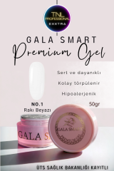 Gala Smart Protez Tırnak Jeli No: 01 Rakı Beyazı Orta Akışkan Kıvam 50 Gr Jel Tırnak Güçlendirme