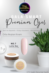 Gala Smart Protez Tırnak Jeli No:07 Latte Bej Orta Akışkan Kıvam 15 Gr Jel Tırnak Güçlendirme