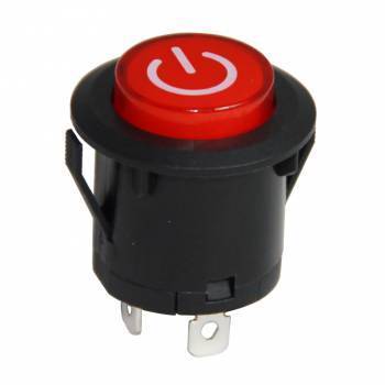 IC180E YAYLI ROCKER BUTON IŞIKSIZ POWER 26MM