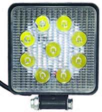 27W MOTOR AYDINLATMA KASASI 9 SMD LEDLİ 12-60V OFF ROAD BEYAZ