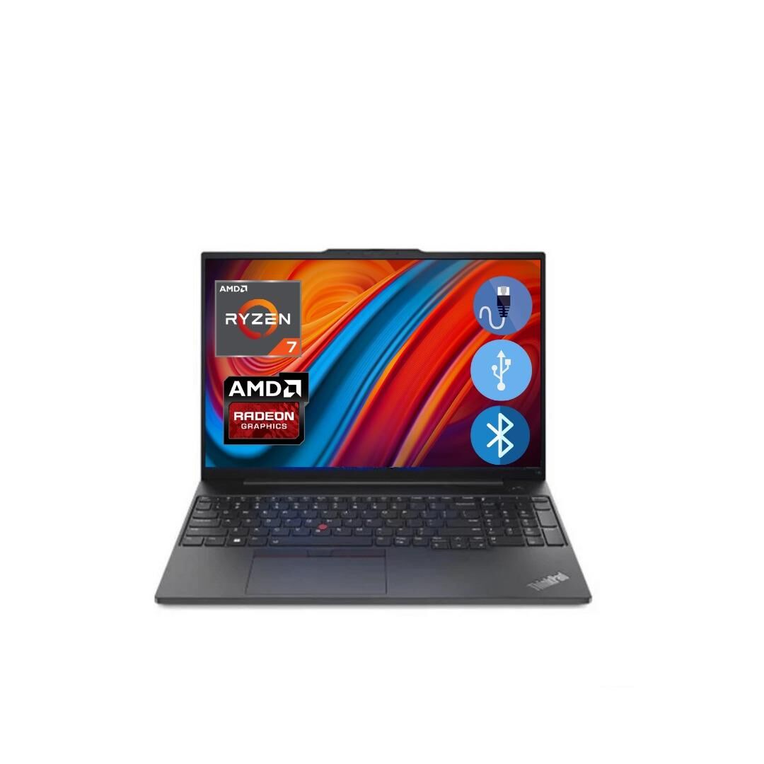 Lenovo  E16 Thınkpad 21JT0017TX ATL3 RYZEN7-7730U 16GB 1TB M.2 SSD  16'' FDOS Taşınabilir Bilgisayar