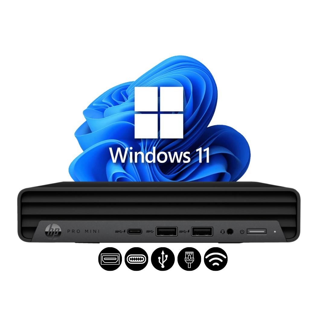 HP Pro 400  i3-14100T 32GB 2TB M.2 SSD 937L3EA ATL27 W11Pro  Mini Masaüstü Bilgisayar