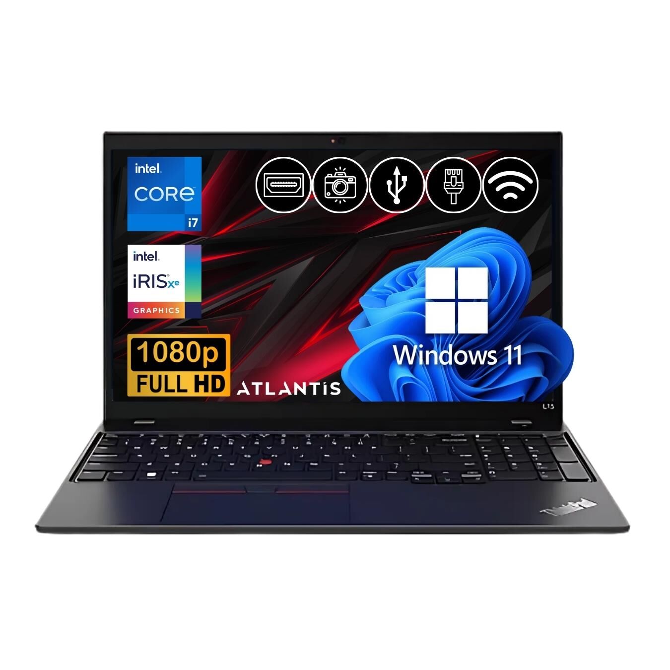 Lenovo ThinkPad L15 i7-1255U 40GB 256GB M.2 SSD 21C30074TX ATL18  15.6'' W11Pro Dizüstü Bilgisayar