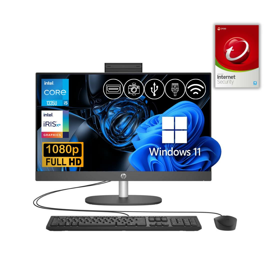 HP Proone 240 G10 İ5-1335U 8GB 1TB M.2 SSD 885A9EA ATL26 23.8'' W11P All In One Bilgisayar+Trend Micro