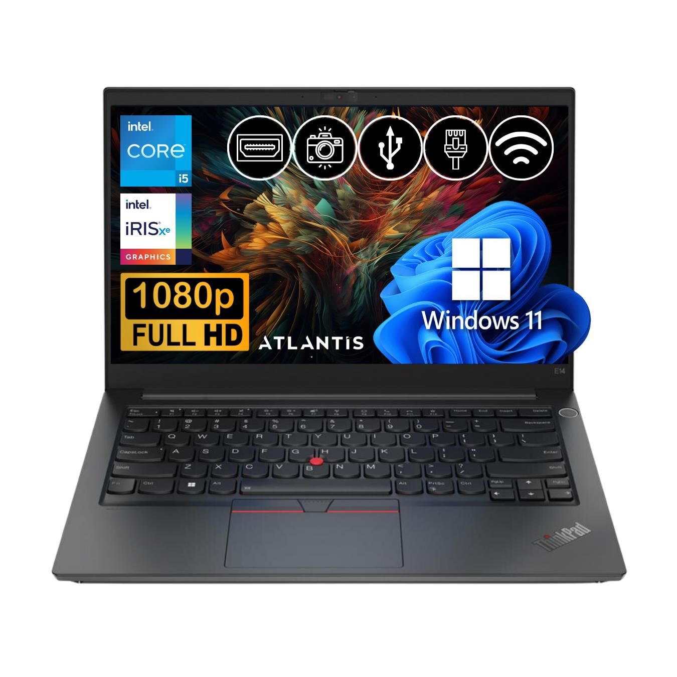 Lenovo ThinkPad E15 G4 İ5-1235U  40GB 256GB M.2 SSD 21E6005ATX ATL9  15.6'' W11Pro Dizüstü Bilgisayar