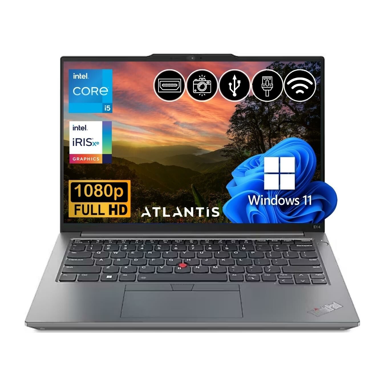 Lenovo ThinkPad E14 i5-1335U  40GB 256GB M.2 SSD 21JK0003TX ATL21  14'' W11Pro Dizüstü Bilgisayar