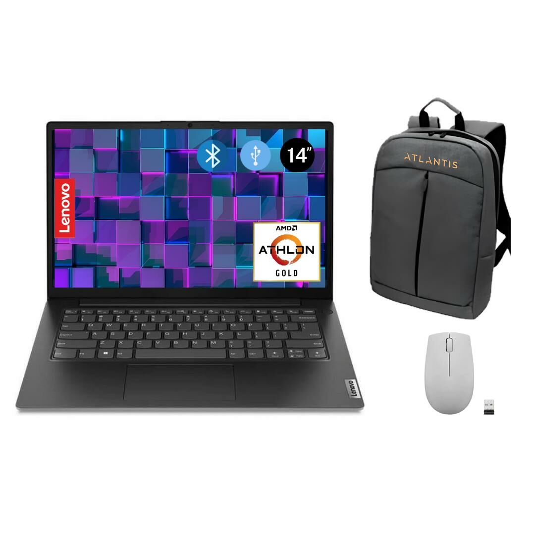 Lenovo V14 G4 Amn Amd Gold 7220U  8GB 1TB M.2 SSD 82YT00HBTX ATL23  14'' W11Pro Notebook + Çanta& mouse