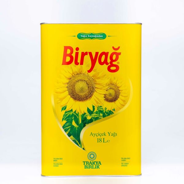 BİRYAĞ AYÇİÇEK YAĞI 18 LT