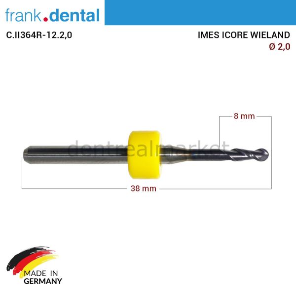 Imes Icore Wieland Cad Cam Drill 2,0 mm