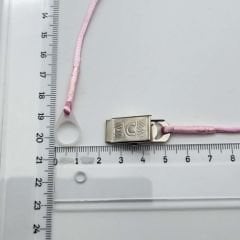 TEK Halkalı PEMBE BÜYÜK Boy İpli Tutaç, Kulaklık tutamacı, İşitme Cihazı İpli Tutacağı, YesMed -
