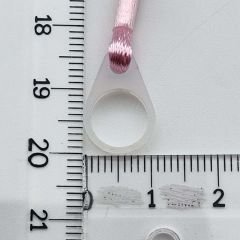 TEK Halkalı PEMBE ORTA Boy İpli Tutaç, Kulaklık tutamacı, İşitme Cihazı İpli Tutacağı, YesMed -