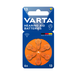 Varta 13 Numara İşitme Cihazı Pili, Kulaklık Pili, Duyma Pili, Kulak Pili, Kulak Cihazı Pili (1 Paket = 6 Adet Pil)