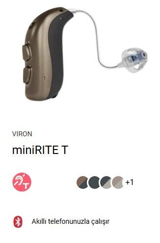 Bernafon Viron  miniRITE T, Bernafon Pilli İşitme Cihazı Viron miniRITE T