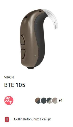 Bernafon Viron BTE 105, Çok İleri İşitme Kayıplılar için Güçlü Bernafon Viron Kulak Arkası İşitme Cihazı