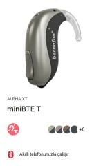 Bernafon Alpha XT  miniBTE T, Güçlü Kulak Arkası Pilli Bernafon İşitme Cihazı Alpha XT miniBTE T
