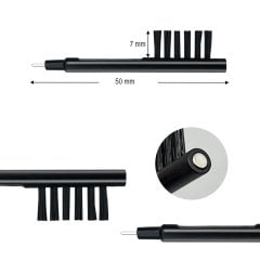 Oticon 312 Numara İşitme Cihazı Pili (10 Paket x 6 Adet= 60 Adet Pil) + HEDİYE Mıknatıslı İşitme Cihazı Temizleme Fırçası, YesMed