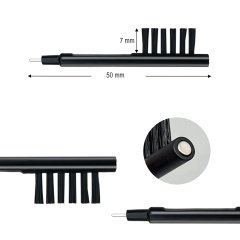 Duracell Activair 675 Numara İşitme Cihazı Pili (5 Paket x 6 Adet = 30 Adet Pil) + HEDİYE Mıknatıslı İşitme Cihazı Temizleme Fırçası, YesMed