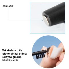 Duracell Activair 675 Numara İşitme Cihazı Pili (10 Paket x 6 Adet = 60 Adet Pil) + HEDİYE Mıknatıslı İşitme Cihazı Temizleme Fırçası, YesMed