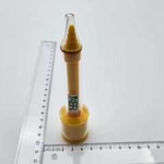 İşitme Cihazı İz Alma Şırıngası, Kulak Kalıp Şırıngası, Sarı 3,5 mm, ABR