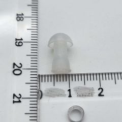 İşitme Cihazı Deneme Probu, Mantar Prop, İnce Gövdeli Küçük Boy (Small) 8 mm, YesMed -