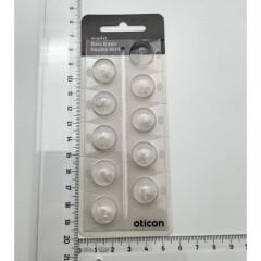 Oticon miniFit Bass 8 mm Double Vent Dome, İşitme Cihazı 2 Delikli Dom/Kubbe (1 Paket=10 Adet)