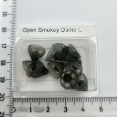 Phonak Open Smokey Dome L (Large), Phonak Open Siyah Büyük Boy Dome/Kubbe (1 Paket=10 Adet) (REF:054-1989)