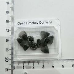 Phonak Open Smokey Dome M (Medium), Phonak Open Siyah Orta Boy Dome/Kubbe (1 Paket=10 Adet) (REF:054-1988)