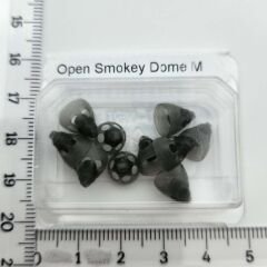 Phonak Open Smokey Dome M (Medium), Phonak Open Siyah Orta Boy Dome/Kubbe (1 Paket=10 Adet) (REF:054-1988)