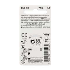 YesMed Extra Power 13 Numara İşitme Cihazı Pili (1 Paket = 6 Adet Pil) + HEDİYE İşitme Cihazı Pil Ölçer