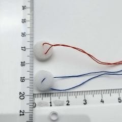BEYAZ Renk, BÜYÜK Boy İz Alma Süngeri, Kalıp Alma Süngeri, Kalıp Pamuğu, (1 Paket = 100 Adet), YesMed -