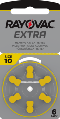 Rayovac Extra 10 Numara İşitme Cihazı Pili ( 1 Paket = 6 Adet Pil )