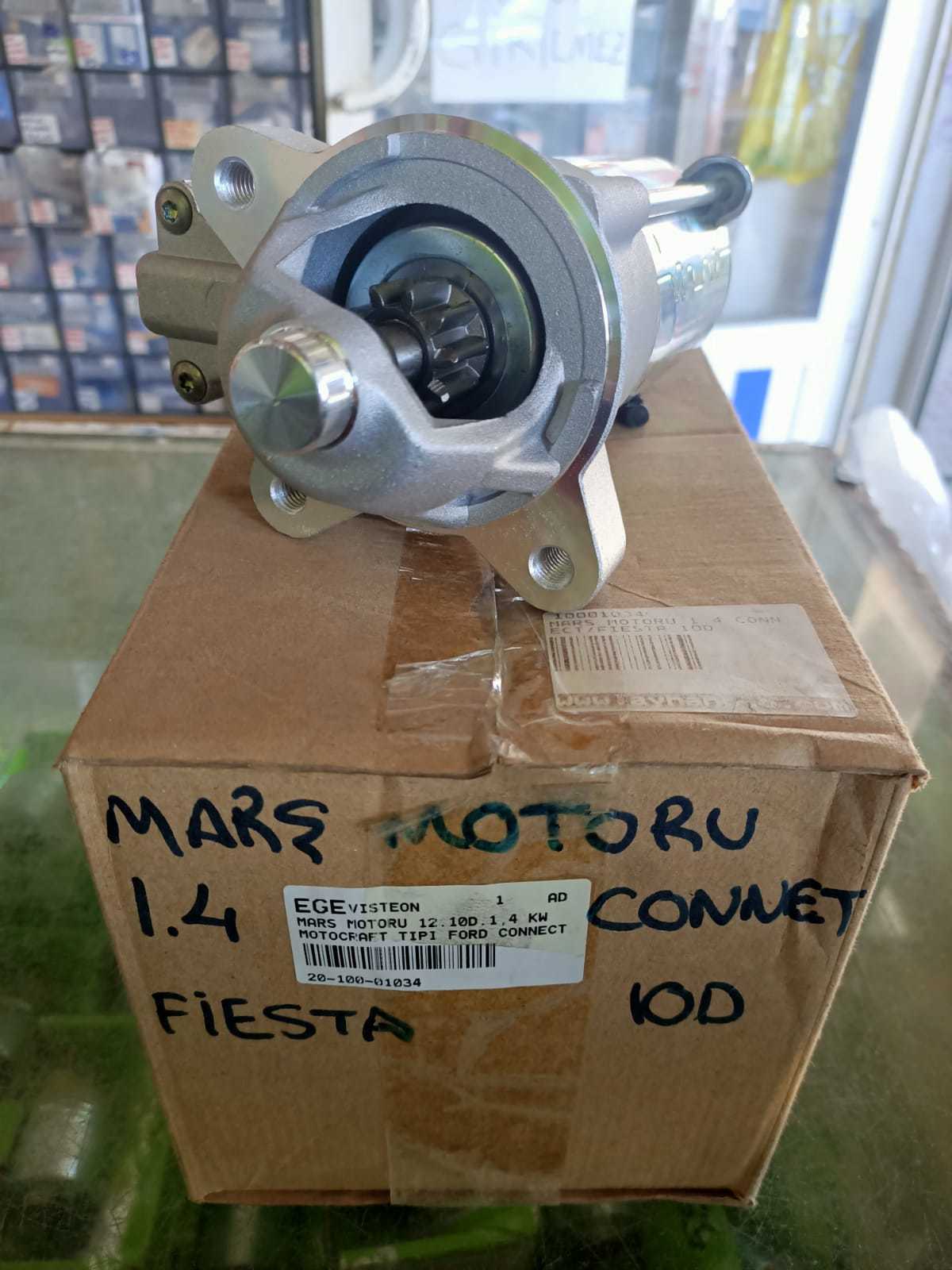 12V MARŞ MOTORU MOTORCRAFT TİPİ 10 DİŞ 1.4 KW FORD CONNECT